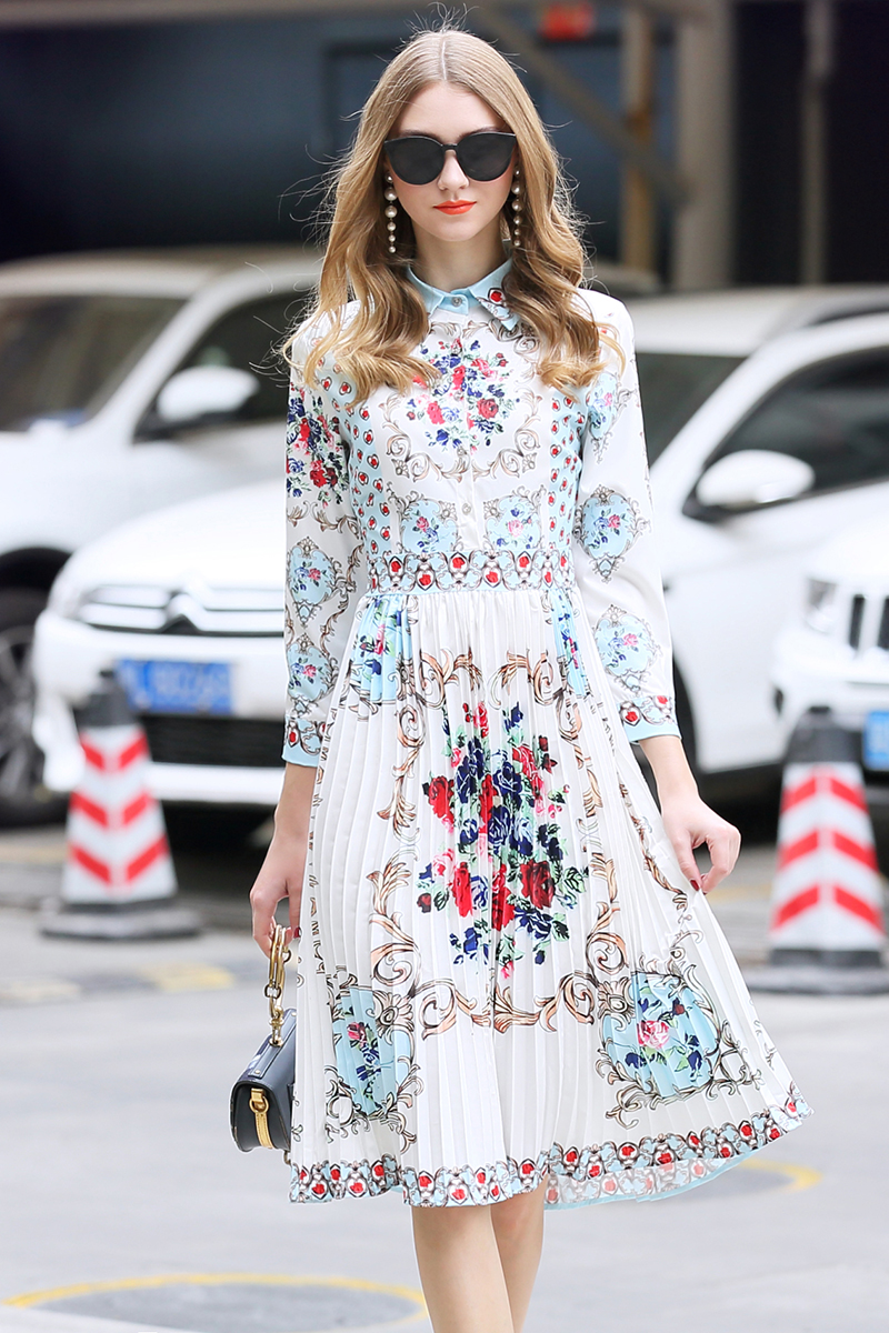 时尚高端新款连衣裙显瘦气质优雅,显瘦淑女连衣裙