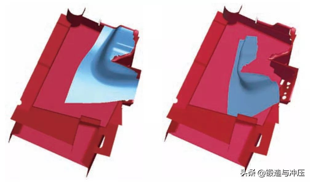 基于Dynaform的汽车翼子板修边废料下滑模拟研​究