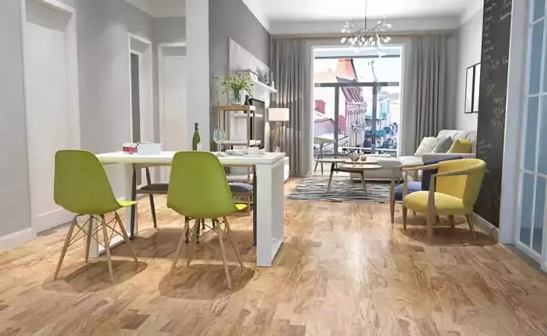 灰色地板搭配什么颜色家具,深色地板搭配家具装修风格