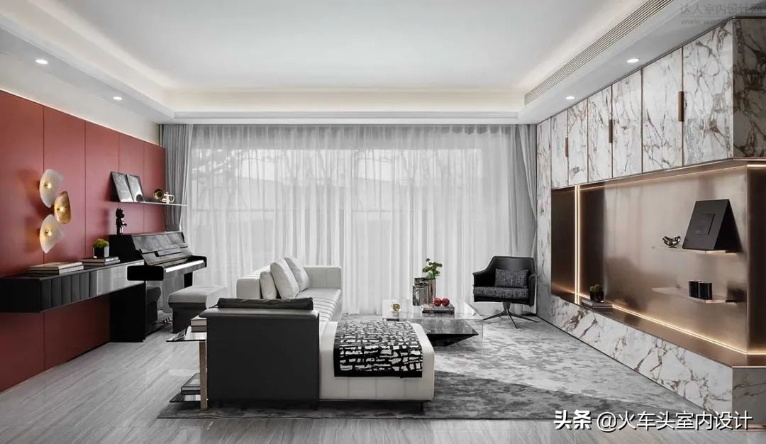 牧笛装饰全案设计,常州万科国宾道176大平层样板房