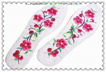 绣花鞋垫欣赏,绣花鞋垫大全完整版