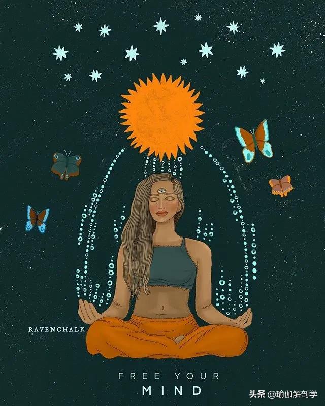 瑜伽小人唯美漫画,瑜伽倒立漫画图片