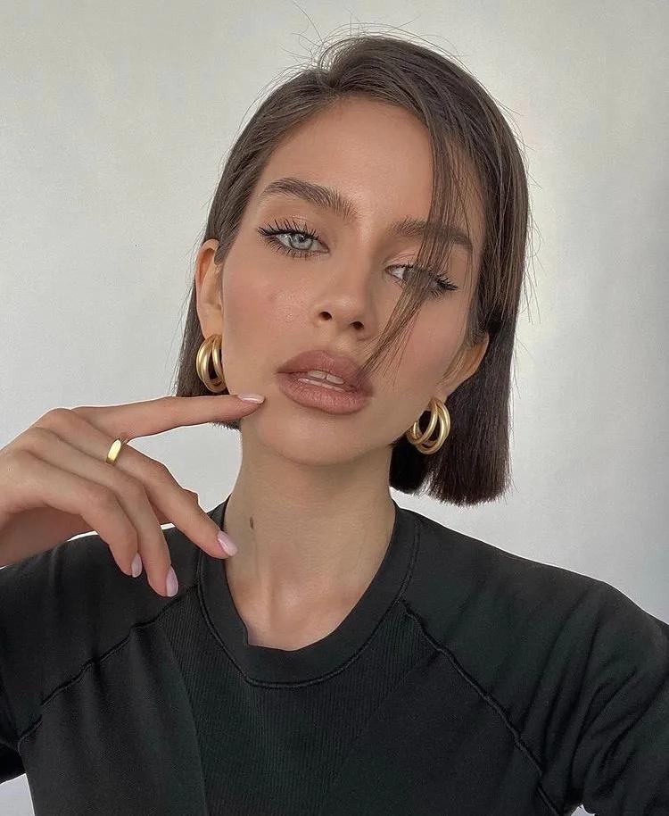 超简单中短发拽姐造型,短发拽姐发型推荐