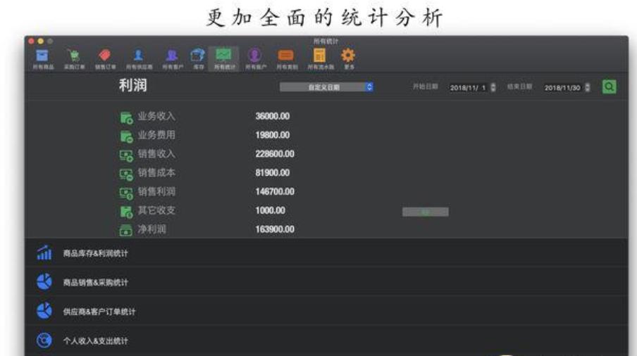 mac免费用的进销存软件,mac财务记账软件