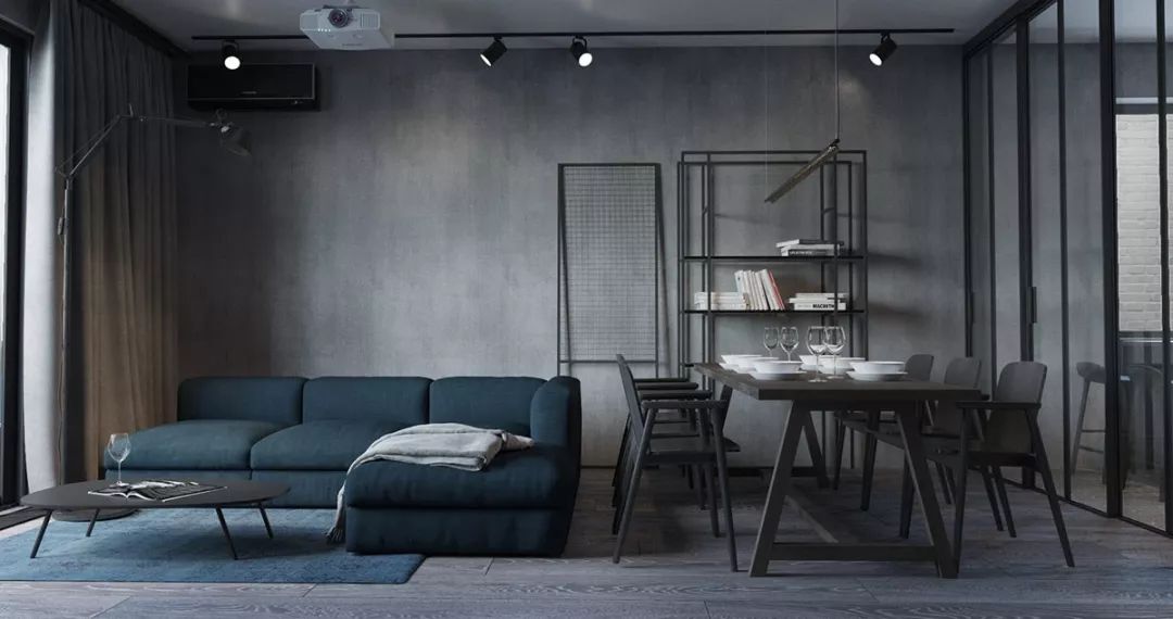 时尚灰内饰,现代风灰色装修内饰设计