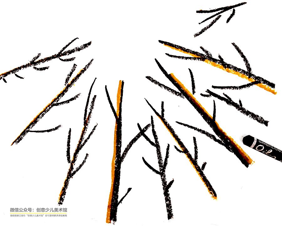 儿童画花丛画法高级感,水洼怎么画简单又漂亮儿童画