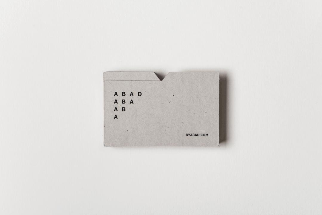 名片的纸张效果怎么制作,纯文字logo设计技法