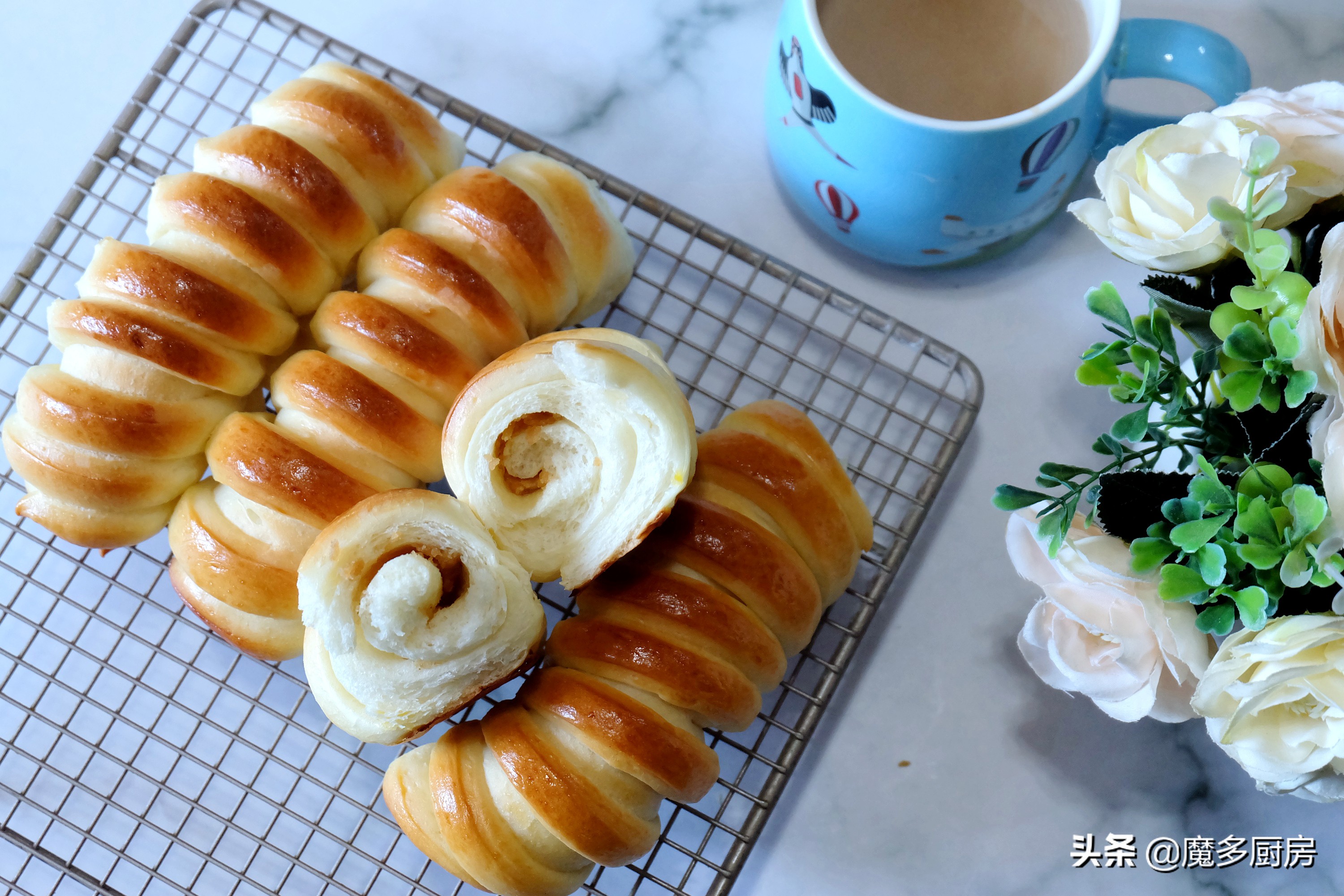 适合孩子做的毛毛虫面包怎么做,孩子要吃面包