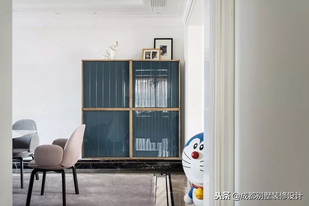 220㎡空中大平层,清新法式设计,家,就得有个精致范儿!