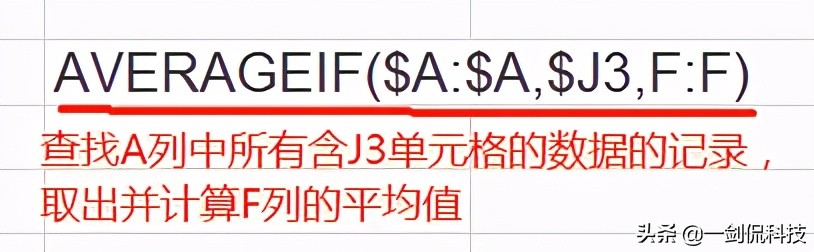excel平均值函数averageifs,averageifs函数加vlookup求平均值