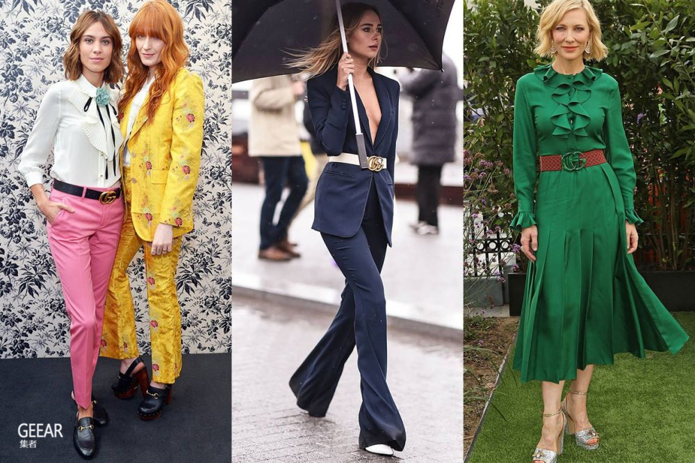 时尚高级感的穿搭,gucci经典腰带必备单品