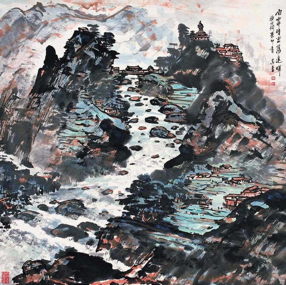 水墨画夜景欣赏,画夜景最好的中国画