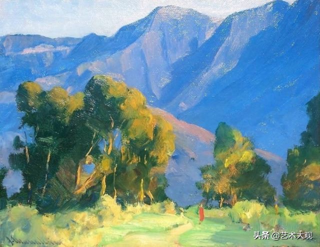 美国画家马克霍沃思风景油画,安德烈杰拉西莫夫油画作品