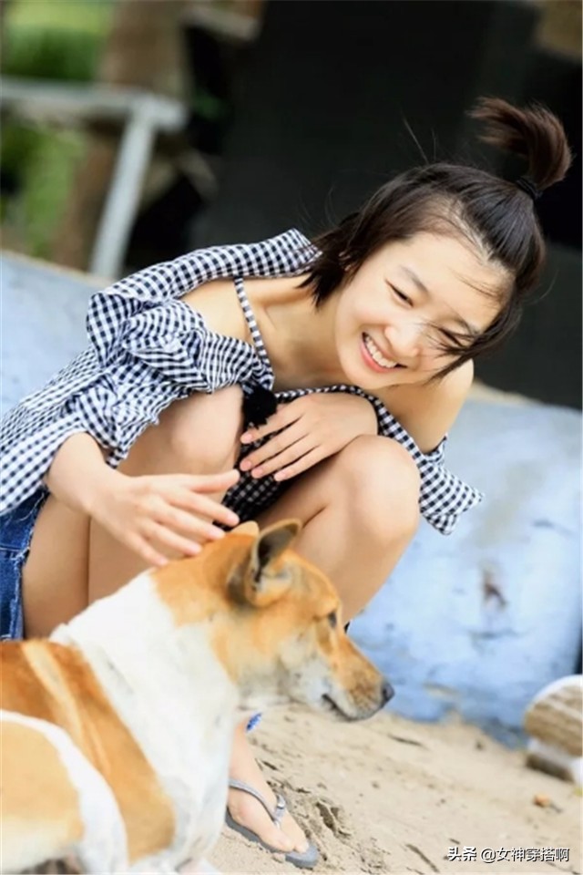 高马尾扎发减龄,可爱又显脸小的半扎发