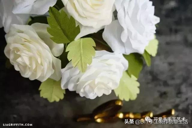 女生手工制作纸花大全,纸花制作礼物