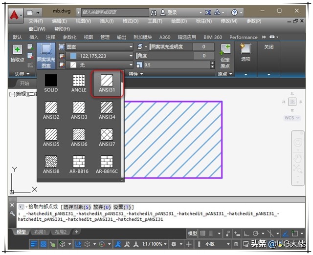 cad怎么填充600乘1200,cad怎么填充地砖