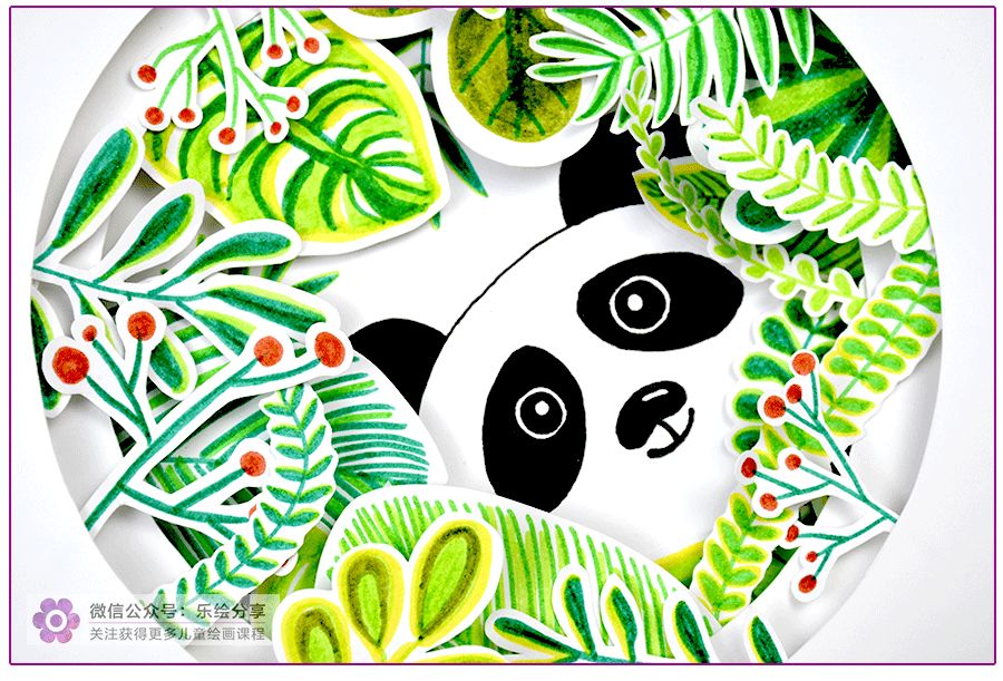 儿童画花丛画法高级感,儿童画创意画花蝴蝶