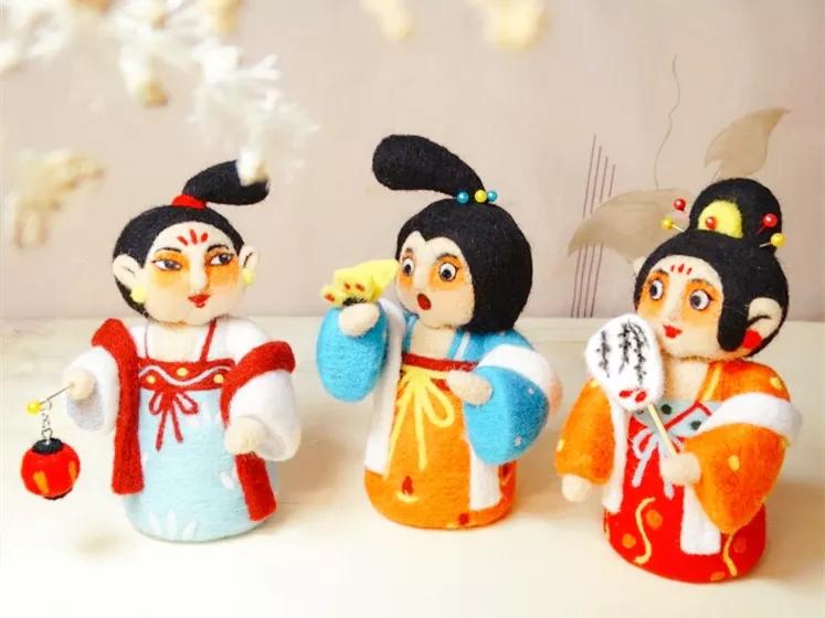 治愈系羊毛毡手工制作,毛毡手工diy大全