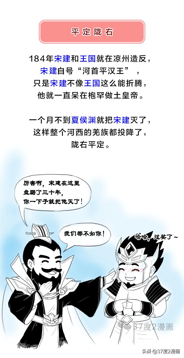 正史中的三国名将夏侯渊,历史夏侯惇与夏侯渊