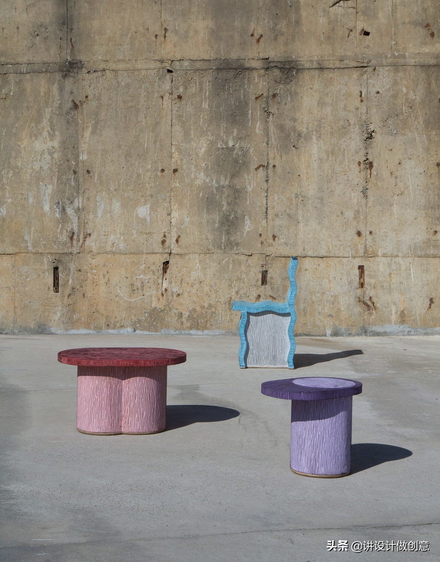 【创意设计】ChihoCheon用瓦楞纸板创造了丰富多彩的家具