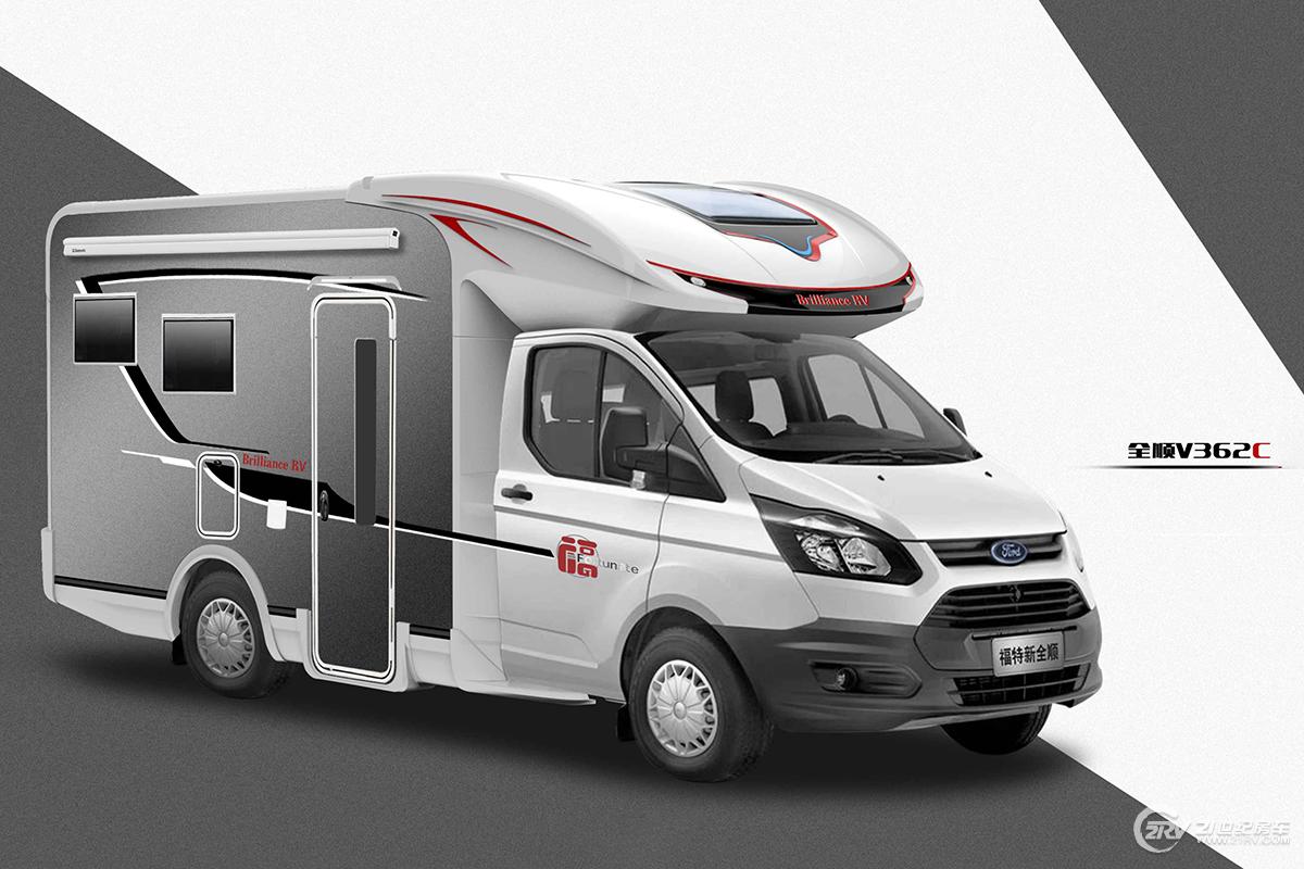 福特新全顺5.99米矮顶b型四驱房车,全顺小福c型国六