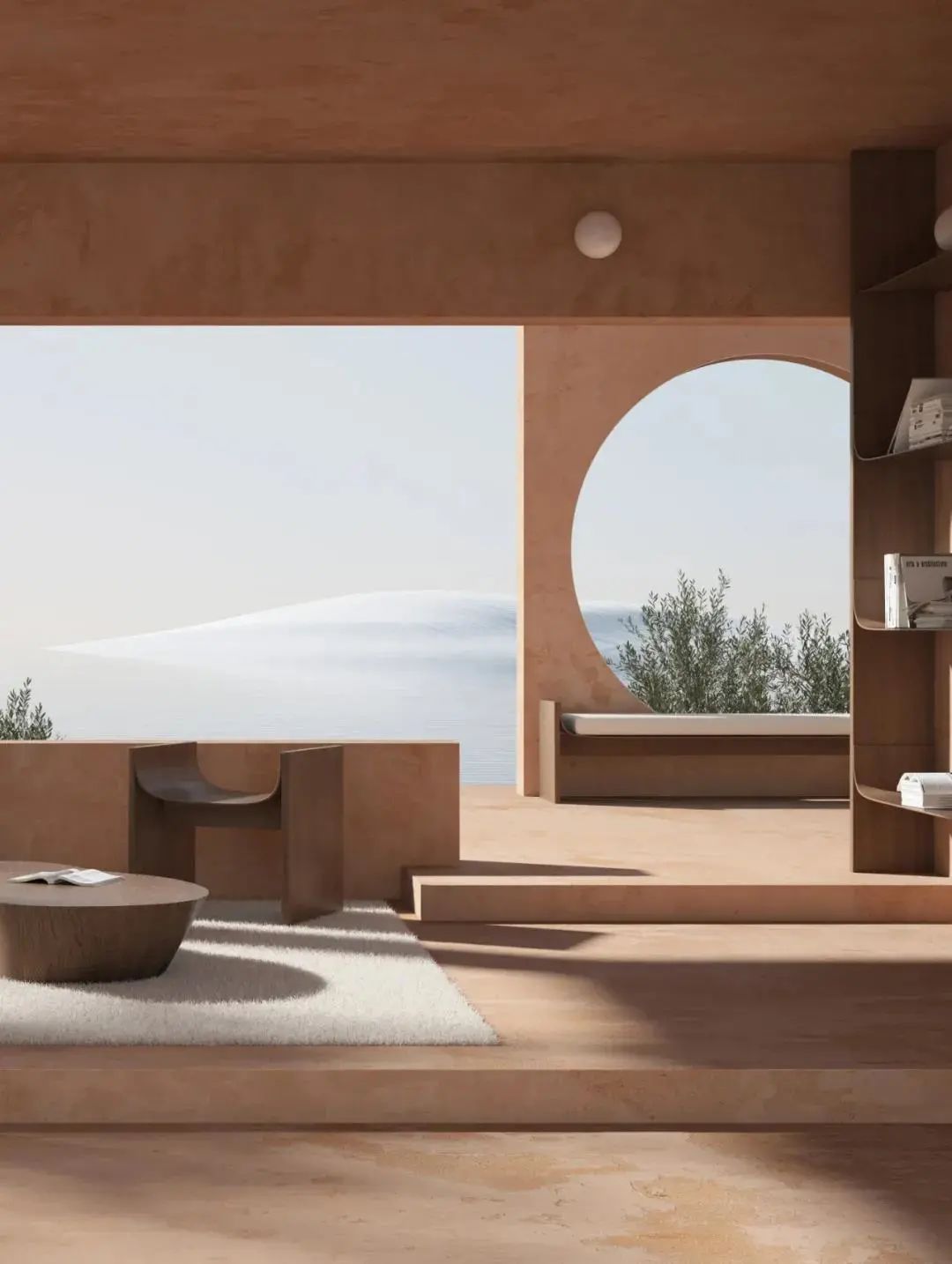 极简风格石材,极简原木风设计