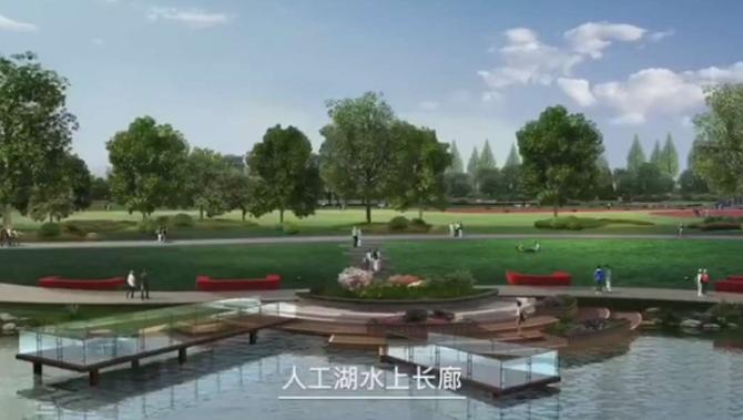 沛县最大的滨河湿地公园,江苏沛县新建公园