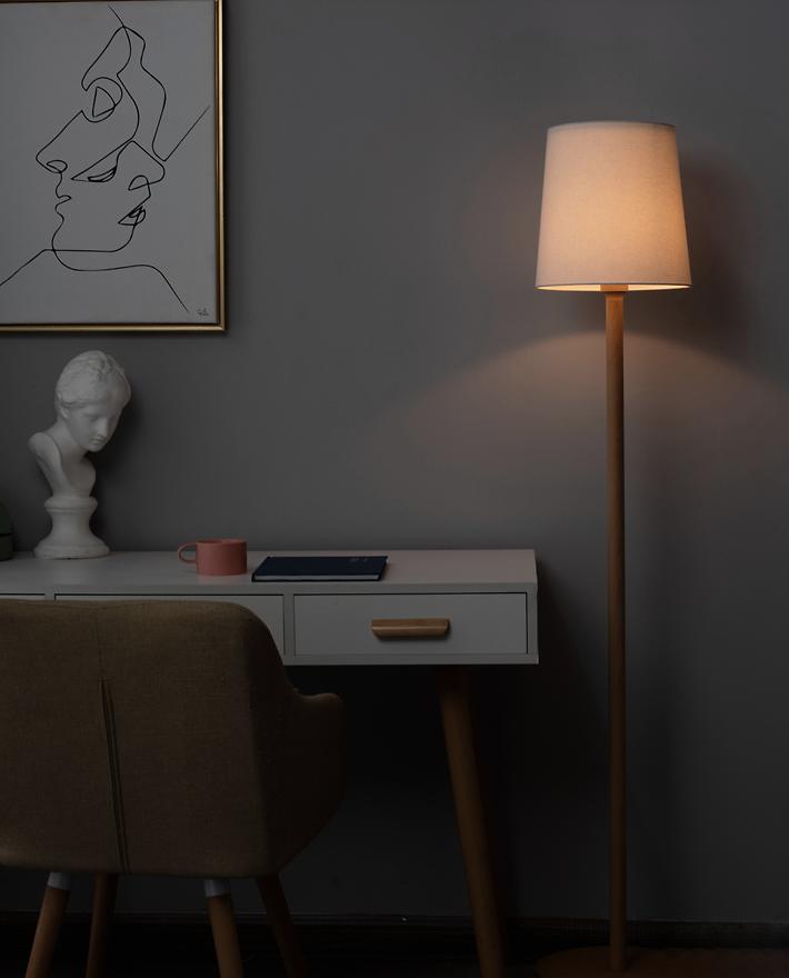 简约中式落地灯图片大全,极简轻奢无主灯效果图