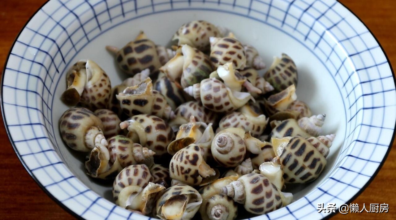 柠檬酸辣花螺,最简单盐焗花螺