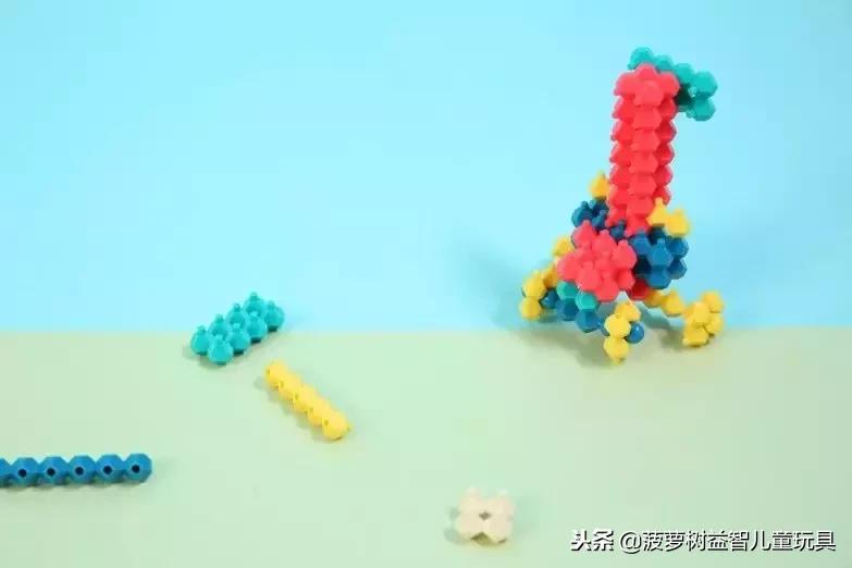 菠萝树积木玩具,菠萝树益智玩具积木