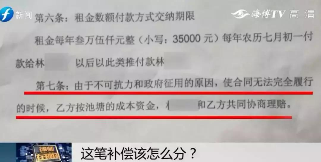 闹心|眼看快收成了，却遇上了麻烦事！这笔清退补偿究竟该怎么分？