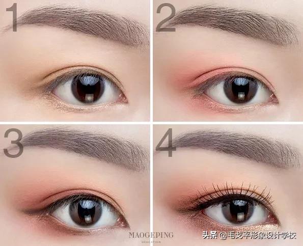 四色眼影盘怎么画眼影,新手眼影怎么画真的简单又好看
