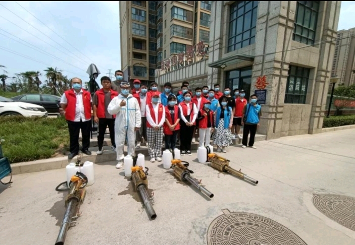 河南中牟：“怡馨”消杀防疫情志愿服务暖人心