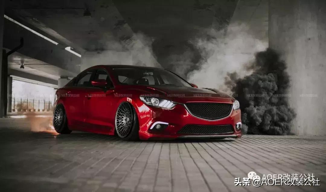 改装分享-「马自达6阿特兹」-绝地武士效果爆炸