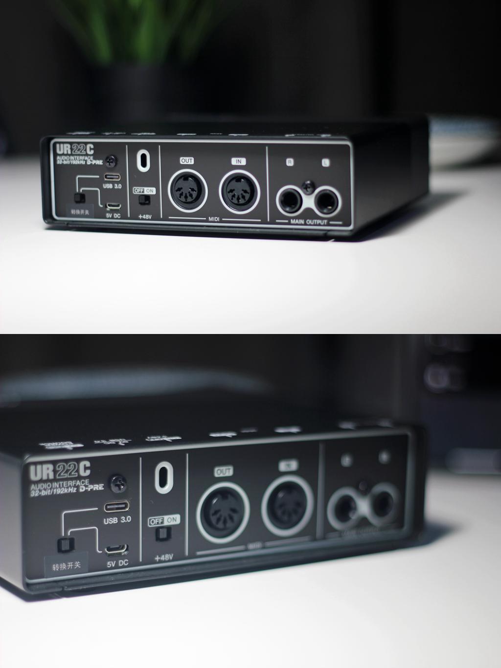 雅马哈ur22c声卡录音棚效果,雅马哈声卡ur22c和ur22mkii的区别