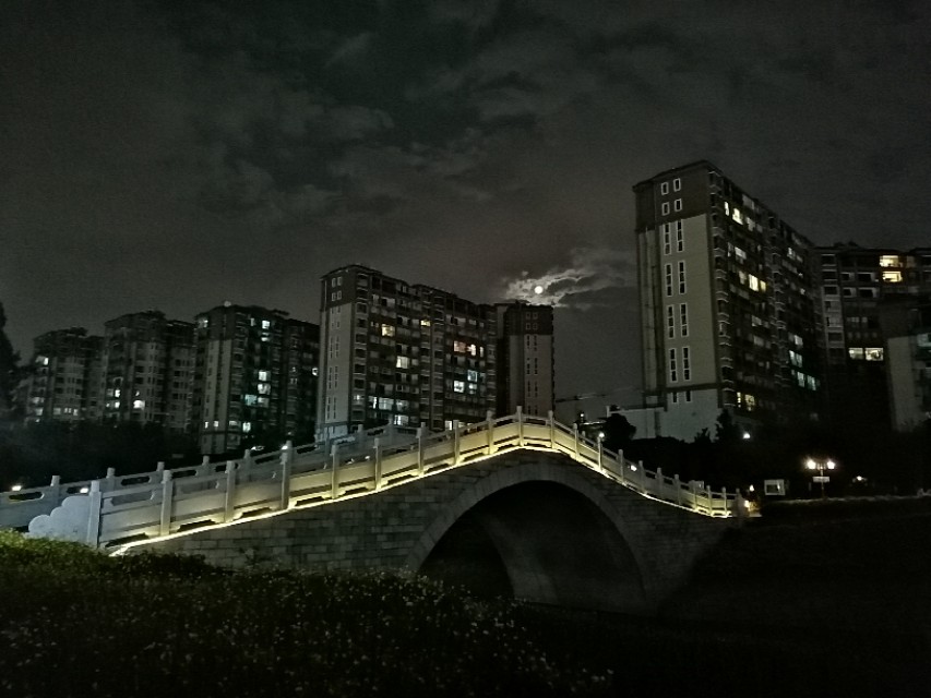 曲靖泰丰公园,晨拍泰丰公园路边