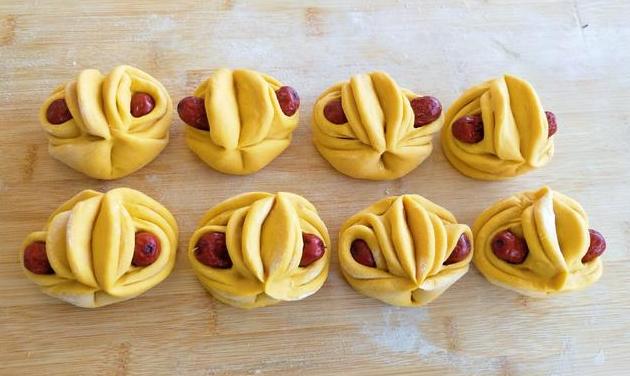 枣花馒头100种花样简单又漂亮,红糖枣花馒头的做法大全简单好看