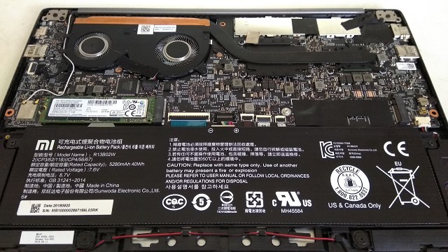 小米air13.3拆机,小米air13寸拆机换电池