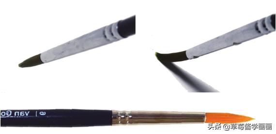 各种材质、形状的水彩画笔到底该怎么用?丨自学画画教程NO.5