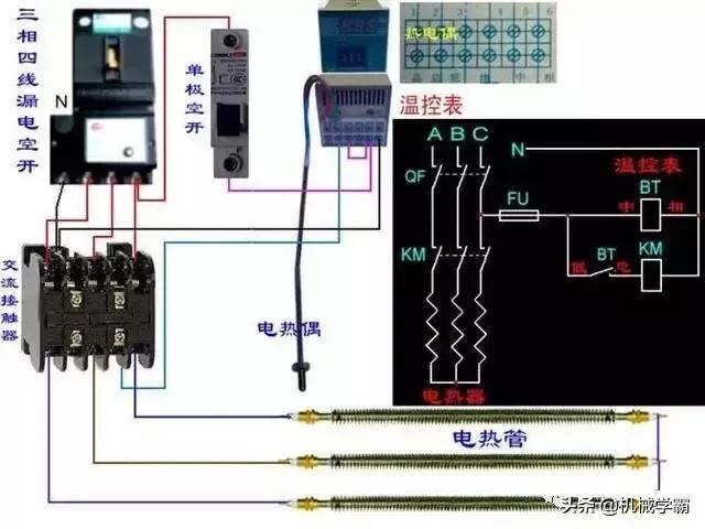 2p电表专用断路器接线示意图,断路器带互感器的电表接线图