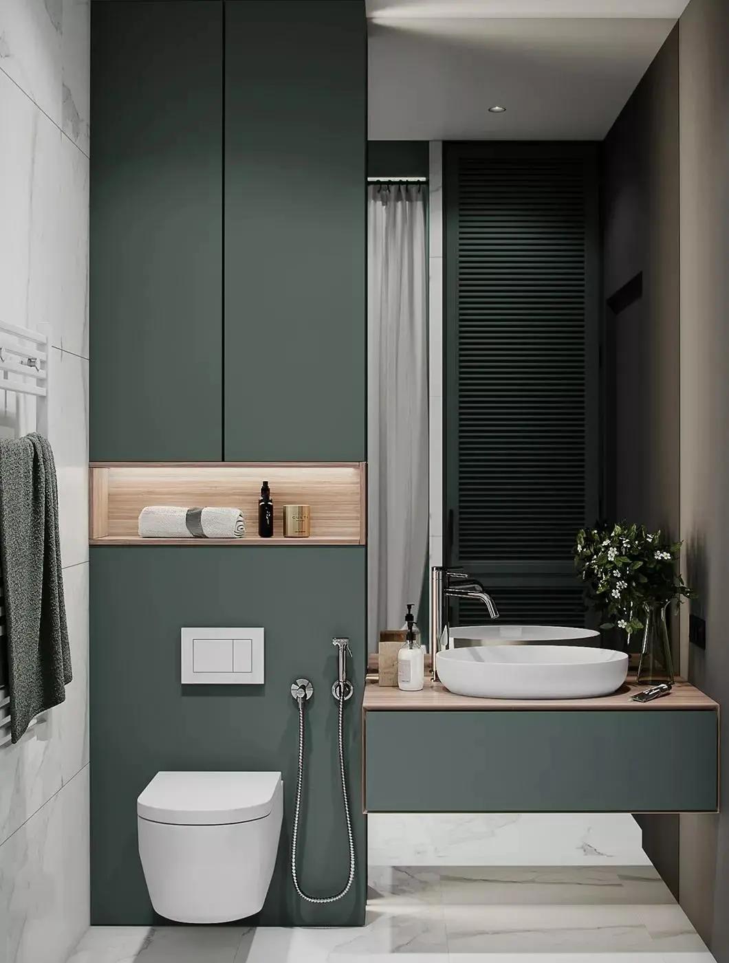 小的卫生间如何选浴室柜,卫生间浴室柜怎么选