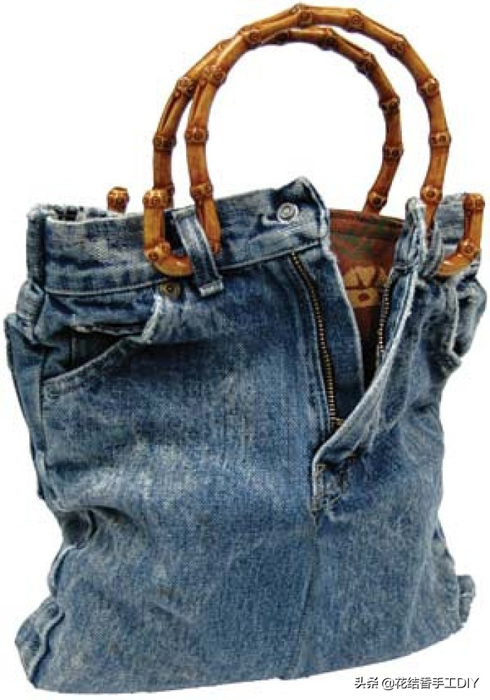 旧牛仔裤改造手工制作大全,旧牛仔裤不要扔教你废物大改造