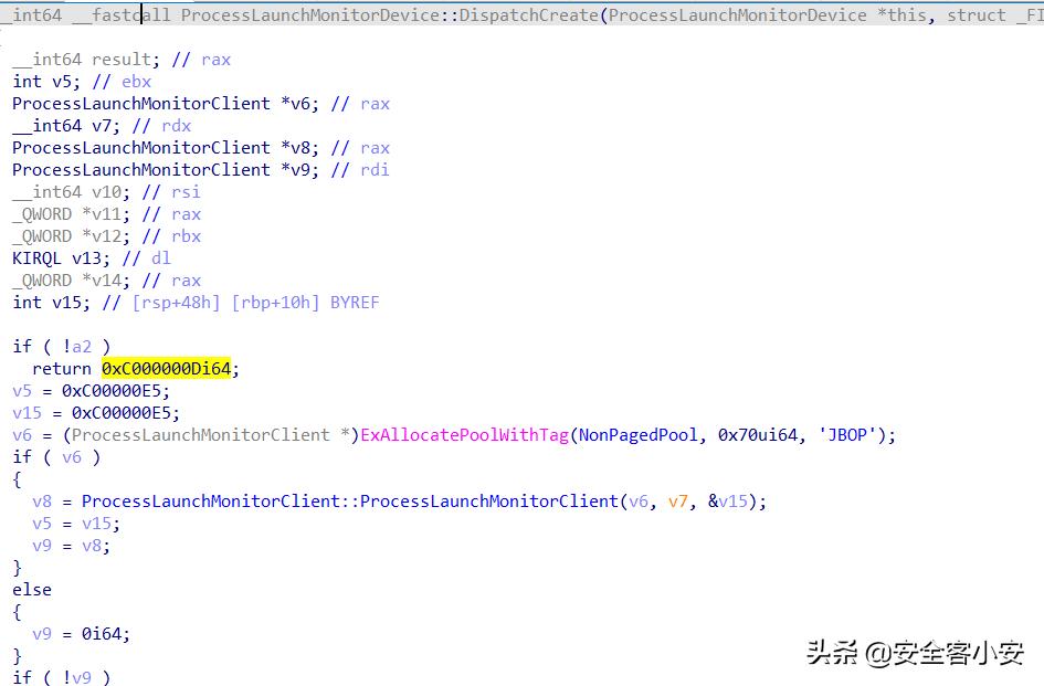 Win10下一个有意思的驱动引起可能性的拒绝服务攻击
