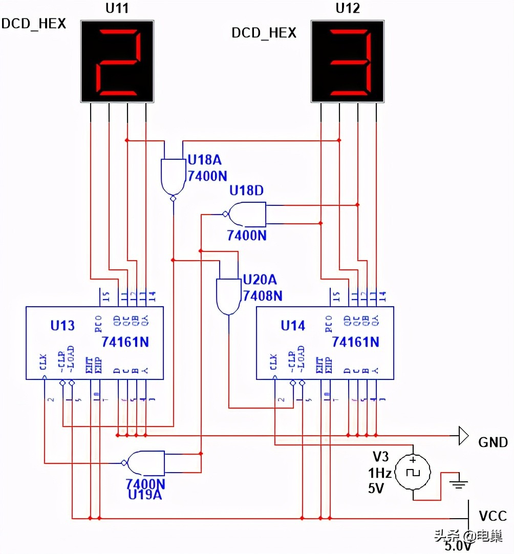 干货收藏150例,数字时钟电子电路设计实训