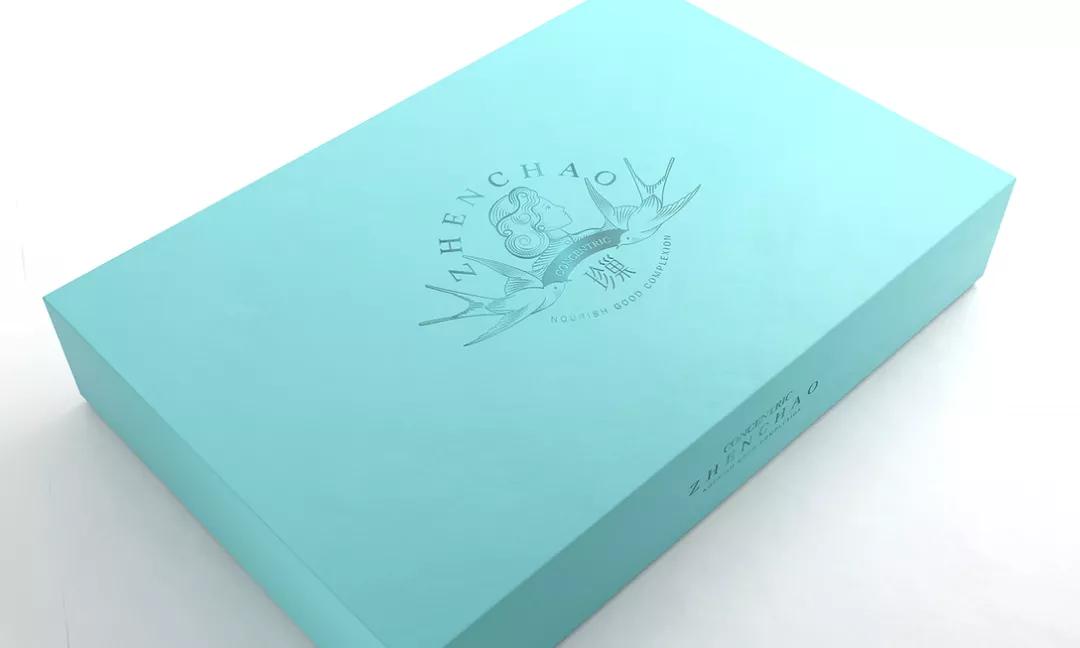 兔年元素的燕窝包装盒展开图,好看的燕窝包装设计