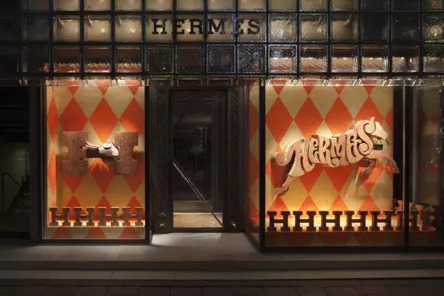 2016年成都爱马仕橱窗,爱马仕东京银座橱窗设计