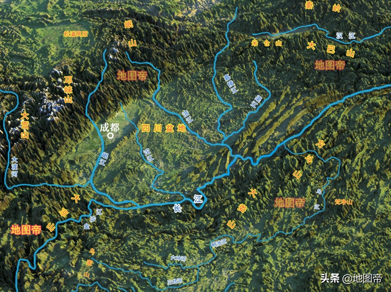 四川的由来不叫三川五川,四川为什么是二川三川