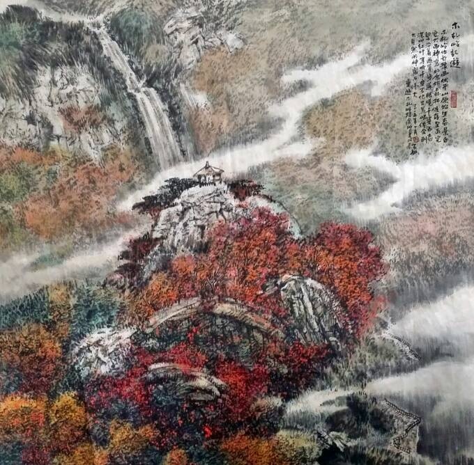 妙笔舞鹅池丹青绘山水