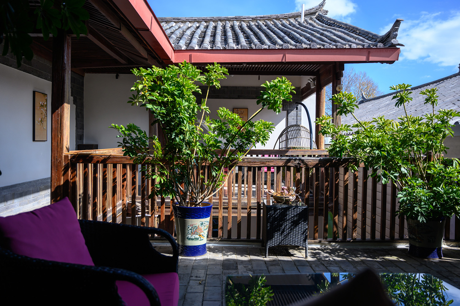 云南丽江最美民宿,丽江最美雪山风景民宿