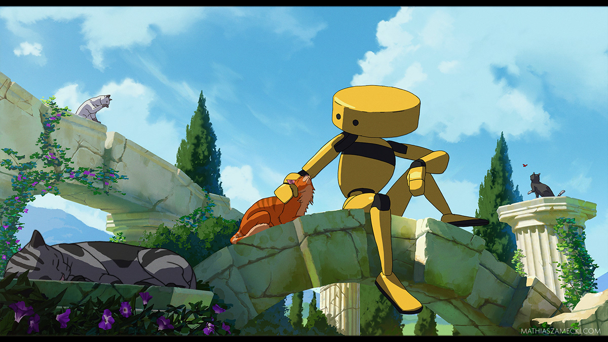 机器人Robo-bee的日常：这是绘本插画还是动漫原画？总之先睹为快